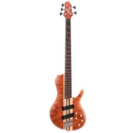 Bajo eléctrico de 5 cuerdas Cort A5 Beyond Open Pore Bubinga Natural