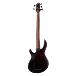 Bajo eléctrico de 5 cuerdas Cort B5 Element Open Pore Trans Black