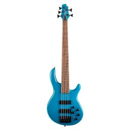 Bajo eléctrico de 5 cuerdas Cort C5 Deluxe Candy Blue