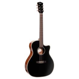 Guitarra electroacústica Cort Essence Special Black Top Semi Gloss