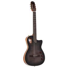 Guitarra clásica híbrida Angel Lopez Sherry CE BK