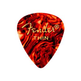 Púas para guitarra Fender 351 Shape Classic Thin - 12 Pack