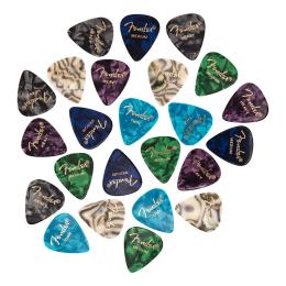 Púas para guitarra Fender 351 Shape Multi-Color - 24 Pack