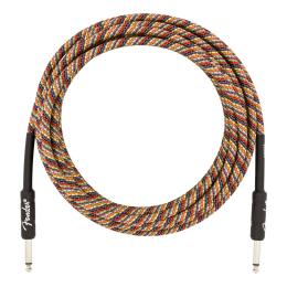 Cable guitarra Fender Festival Instrument Cable Straight/Straight 18.6' Rainbow