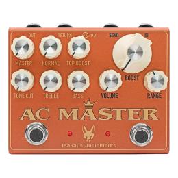 Pedal overdrive Tsakalis AudioWorks AC Master para guitarra