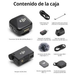 Micrófono inalámbrico dji Mic Mini (2 TX + 1 RX)