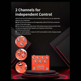 Pedal fuzz para bajo Joyo R-29 Gloam