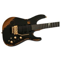 Guitarra eléctrica Jackson Pro Series Signature Phil Collen PC1-E EB Worn BLK