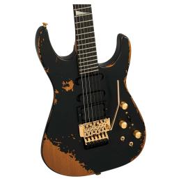 Guitarra eléctrica Jackson Pro Series Signature Phil Collen PC1-E EB Worn BLK