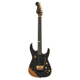 Guitarra eléctrica Jackson Pro Series Signature Phil Collen PC1-E EB Worn BLK