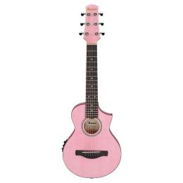 Guitarra piccolo electrificada Ibanez EWP17M2E Strawberry Milk