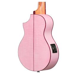 Guitarra piccolo electrificada Ibanez EWP17M2E Strawberry Milk