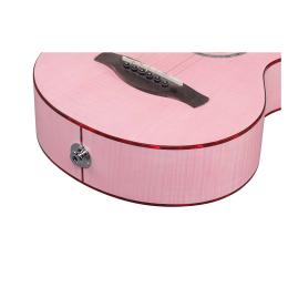 Guitarra piccolo electrificada Ibanez EWP17M2E Strawberry Milk