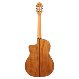 Guitarra clásica electrificada Ibanez GA360TCE Transparent Black