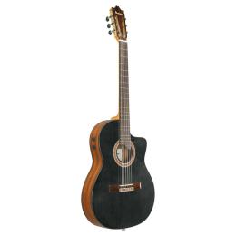 Guitarra clásica electrificada Ibanez GA360TCE Transparent Black