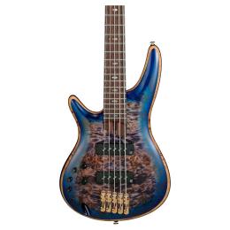 Bajo 5 cuerdas para zurdos Ibanez SR2605L Cerulean Blue Burst