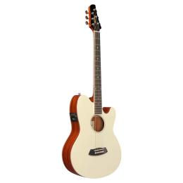 Guitarra electroacústica Ibanez TCY10E Ivory High Gloss