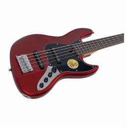 Bajo de 5 cuerdas Sire Marcus Miller V3-5 New Gen Candy Apple Red