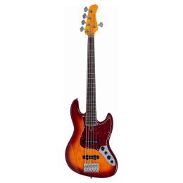 Bajo de 5 cuerdas Sire Marcus Miller V7 Vintage Alder-5 New Gen Tobacco Sunburst