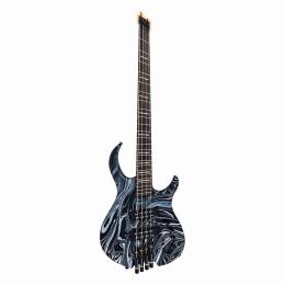 Bajo sin clavijero Sire Marcus Miller M6 4-String Headless Black Swirl