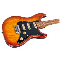 Guitarra eléctrica Sire Larry Carlton S7 Ash Top Amber Burst