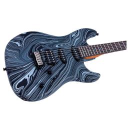 Guitarra eléctrica Sire Larry Carlton S7 Swirl Black Swirl
