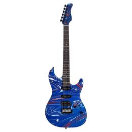 Guitarra eléctrica Sire Larry Carlton S7 Swirl Blue Swirl