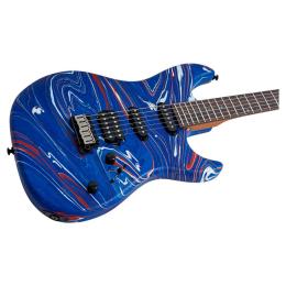 Guitarra eléctrica Sire Larry Carlton S7 Swirl Blue Swirl