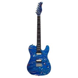 Guitarra eléctrica Sire Larry Carlton T7 Swirl Blue Swirl