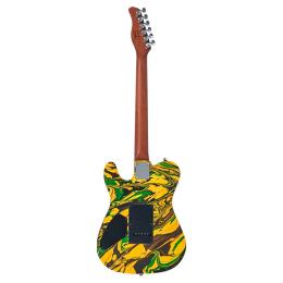 Guitarra eléctrica Sire Larry Carlton T7 Swirl Yellow Swirl