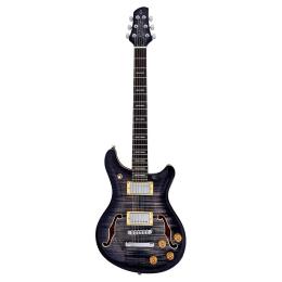 Guitarra eléctrica Sire Larry Carlton Q7 Hollow Transparent Black