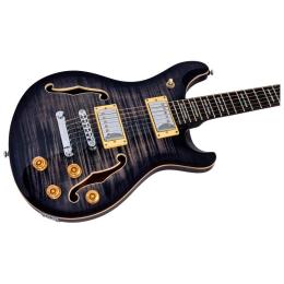 Guitarra eléctrica Sire Larry Carlton Q7 Hollow Transparent Black