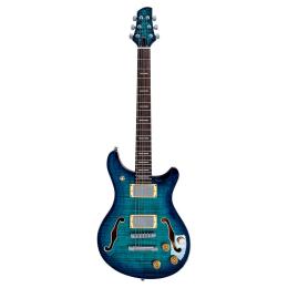 Guitarra eléctrica Sire Larry Carlton Q7 Hollow Transparent Blue