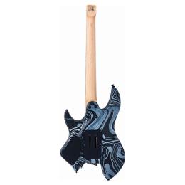 Guitarra eléctrica Sire Larry Carlton X6 6-String Headless Black Swirl