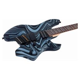 Guitarra eléctrica Sire Larry Carlton X6 6-String Headless Black Swirl
