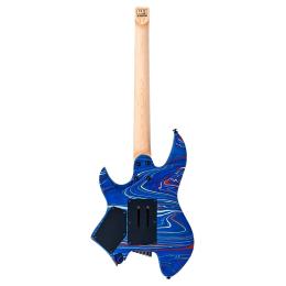 Guitarra eléctrica Sire Larry Carlton X6 6-String Headless Blue Swirl