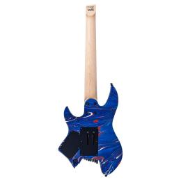 Guitarra eléctrica 7 cuerdas Sire Larry Carlton X6 7-String Headless Blue Swirl