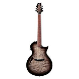 Guitarra electroacústica LTD TL-6 QM Charcoal Burst