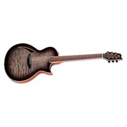 Guitarra electroacústica LTD TL-6 QM Charcoal Burst