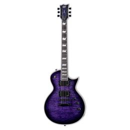 Guitarra eléctrica LTD EC-1000 QM See Thru Purple Sunburst