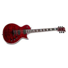 Guitarra eléctrica LTD EC-1000 QM See Thru Black Cherry Fluence