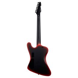 Guitarra barítona de 7 cuerdas LTD Phoenix 7B Black Metal II Black Red Burst Satin