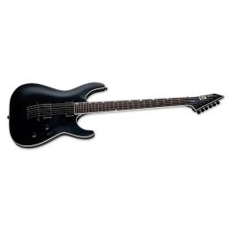 Guitarra eléctrica barítona LTD MH-1000 Baritone Black Satin