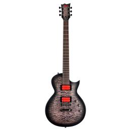 Guitarra eléctrica barítona LTD BB-200 Baritone See Thru Black Sunburst Satin