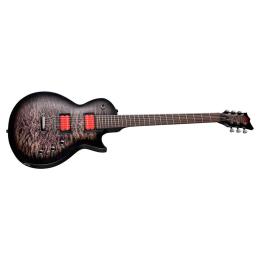 Guitarra eléctrica barítona LTD BB-200 Baritone See Thru Black Sunburst Satin