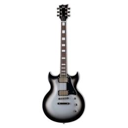 Guitarra eléctrica Bill Kelliher LTD Royal Shiva Silver Sunburst