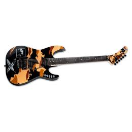 Guitarra eléctrica LTD ESP GL Desert Eagle Black w/ Graphic