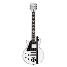 Guitarra eléctrica para zurdos LTD Iron Cross LH Snow White