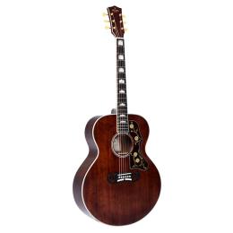 Guitarra acústica jumbo Sigma GJW-SG200 Black Walnut