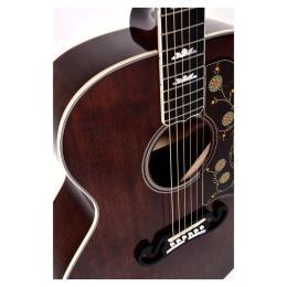 Guitarra acústica jumbo Sigma GJW-SG200 Black Walnut